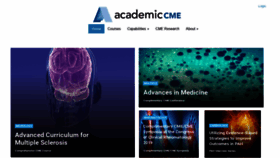 What Academiccme.com website looked like in 2019 (5 years ago)