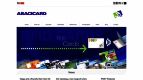 What Abacicard.com website looked like in 2019 (5 years ago)