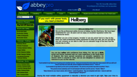 What Abbeypro.co.uk website looked like in 2019 (5 years ago)