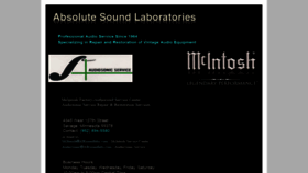 What Absoundlabs.com website looked like in 2019 (5 years ago)