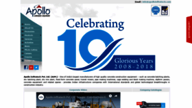 What Apolloinfratech.com website looked like in 2019 (6 years ago)