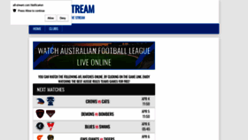 What Afl-stream.com website looked like in 2019 (5 years ago)