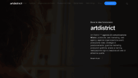 What Artdistrict.it website looked like in 2019 (5 years ago)