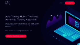 What Autotradinghub.com website looked like in 2019 (5 years ago)