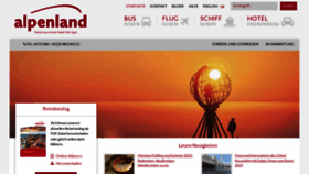What Alpenland-reisen.at website looked like in 2019 (5 years ago)