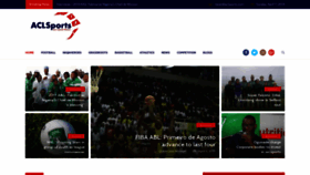 What Aclsports.com website looked like in 2019 (5 years ago)