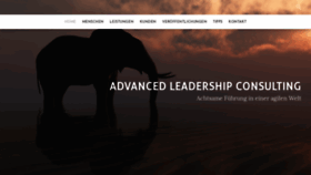 What Advancedleadership.de website looked like in 2019 (5 years ago)