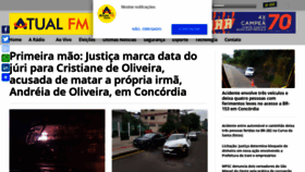What Atualfm.com.br website looked like in 2019 (5 years ago)