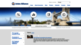 What Aston-alliance.com website looked like in 2019 (5 years ago)