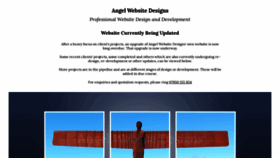 What Angelwebsitedesigns.com website looked like in 2019 (5 years ago)