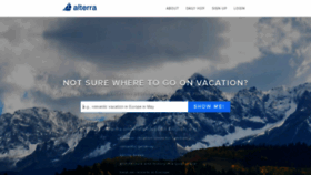 What Alterra.cc website looked like in 2019 (5 years ago)