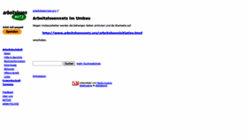 What Arbeitslosennetz.org website looked like in 2019 (5 years ago)