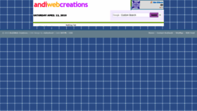 What Andiwebcreations.com website looked like in 2019 (5 years ago)