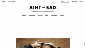 What Aint-bad.com website looked like in 2019 (5 years ago)