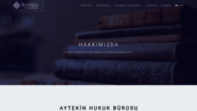 What Aytekinhukuk.com.tr website looked like in 2019 (5 years ago)