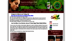 What Antivitiligooil.com website looked like in 2019 (5 years ago)
