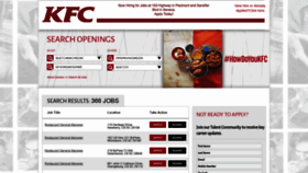 What Applymykfc.com website looked like in 2019 (5 years ago)
