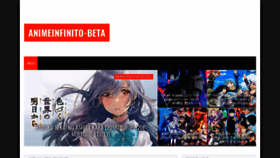What Animeinfinito.com website looked like in 2019 (5 years ago)