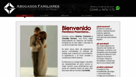 What Abogadosfamiliares.mx website looked like in 2019 (5 years ago)