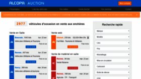 What Alcopa-auction.fr website looked like in 2019 (5 years ago)