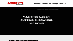 What Arketype-laser.fr website looked like in 2019 (5 years ago)