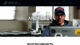 What Andre-abt.com website looked like in 2019 (5 years ago)