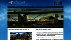 What Advantageflight.com website looked like in 2019 (5 years ago)