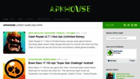 What Apkhouse.com website looked like in 2019 (5 years ago)