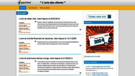 What Avis-paritel.fr website looked like in 2019 (5 years ago)