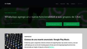What Arroba.me website looked like in 2019 (5 years ago)
