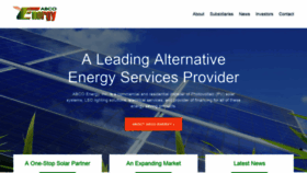 What Abcoenergy.com website looked like in 2019 (5 years ago)
