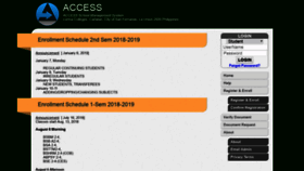 What Access.lorma.edu website looked like in 2019 (5 years ago)