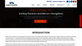 What Aarkaypackers.com website looked like in 2019 (5 years ago)