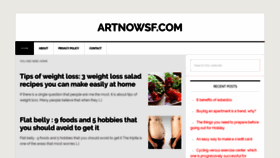 What Artnowsf.com website looked like in 2019 (5 years ago)