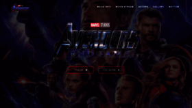 What Avengersendgamemovie.org website looked like in 2019 (5 years ago)