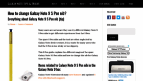 What Allaboutgalaxynote.com website looked like in 2019 (5 years ago)