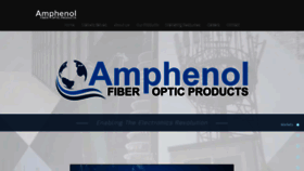 What Amphenol-fiberoptics.com website looked like in 2019 (5 years ago)