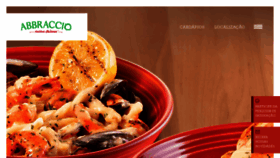 What Abbracciorestaurante.com.br website looked like in 2019 (4 years ago)