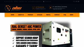 What Abcpowergenset.com website looked like in 2019 (5 years ago)