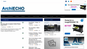 What Archiecho.com website looked like in 2019 (5 years ago)