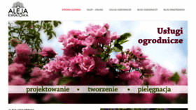 What Alejakwiatowa.pl website looked like in 2019 (4 years ago)