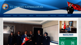 What Akdeniz.gov.tr website looked like in 2019 (5 years ago)