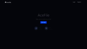What Acefile.co website looked like in 2019 (4 years ago)