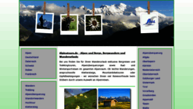 What Alpinatours.de website looked like in 2019 (5 years ago)