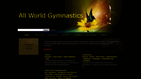 What Allworldgymnastics.org website looked like in 2019 (5 years ago)