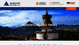 What Adventuregeotreks.com website looked like in 2019 (5 years ago)