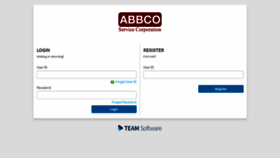 What Abbco.teamehub.com website looked like in 2019 (4 years ago)