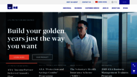 What Axa.com.hk website looked like in 2019 (6 years ago)