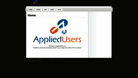 What Appliedusers.ca website looked like in 2019 (5 years ago)
