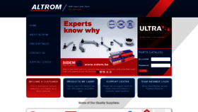 What Altrom.com website looked like in 2019 (4 years ago)